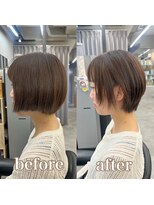 ヘアサロン ドットプラス 町田店(dot. plus) 【渡辺】ミルクティーブロンド/ダークブルー/レイヤー/町田