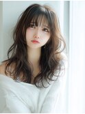 小顔見えくびれミディ×顔まわりレイヤー
