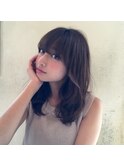 顔まわりにデザイン♪