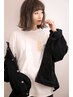 【 透明感・高発色 】ダメージ軽減光色☆イルミナカラー 前髪カット　￥7300