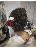 ヘアアンドケア エジェリラボ(hair&care egerie lab)&nbsp;愛されゆるふわ編み込みスタイル!結婚式・成人式◎