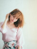 ヘアースペース モナ 清水店(HAIR SPACE Mona) 大人かわいいふんわり愛されミディ