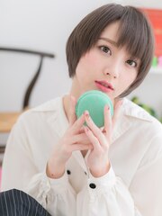 【macaron】ガーリーショート☆グレージュ