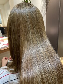 グレージュ(Grege) 【髪質改善】ヒト幹細胞水素トリートメント+天使カラー