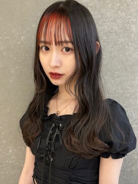 ロンド 表参道店(Lond) 【Lond表参道倉崎涼】韓国エギョモリロングと前髪インナーカラー