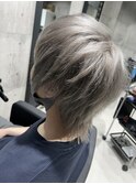 メンズシルバーベージュ