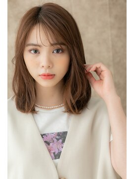 カバーヘア ブリス 川口(COVER HAIR bliss) 大人かわいいミストバングエアストレートTa3川口10代20代30代