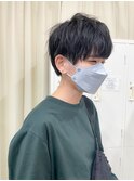 ハンサムショート ショートカット 黒髪 マッシュショート
