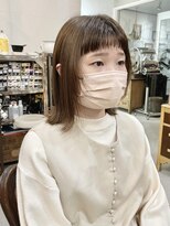プライベートサロン キッテ(private salon kitte.)&nbsp;オン眉ボブ×顔まわりレイヤー