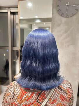 ガリカ シーム(Gallica/SEAM) 【桑原雪音】透け感のあるブルー/寒色系カラー/フェミニンミディ