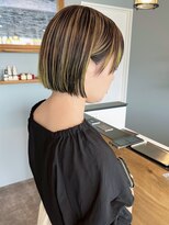 リベットイースト(Libett east)&nbsp;ライムグリーングラデーションのミニボブ