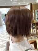 ミニボブ×ミルクティーベージュ