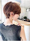 大人可愛い20代30代40代50代小顔ショートボブナチュラルショート