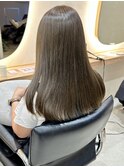 ハイライトカラーイルミナカラー脱白髪染めグレージュアッシュ