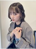 デザインカラーでつくる甘辛ミックススタイル