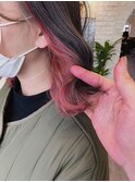 インナーカラー×チェリーピンク　【ぴろき】【本厚木】