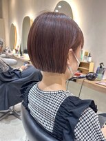 ヒビヲ(HIBIO) ショートボブタッセルボブ切りっぱなしボブハイトーンカラー韓国