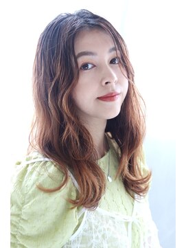 ヘアリゾート バレンタイン(hair+resort valentine) 【10代20代30代】ナチュラルカールセミロング
