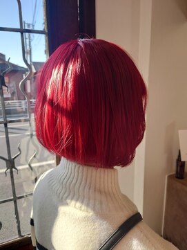 ディスコヘアー(DISCO HAIR) ワインレッド