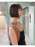 CHIHIRO:ミニボブ オリーブグレージュ