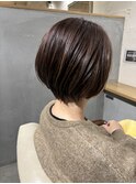 大人かわいいショートカット/40代50代60代