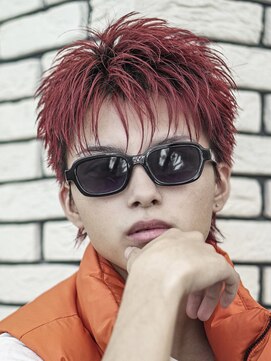 オーシャントーキョー 渋谷神南(OCEAN TOKYO) メンズカット無造作黒髪スパイキーショート刈り上げビジネス流行