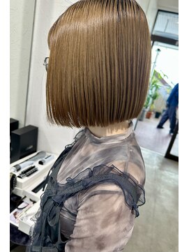 ワープ 青葉台(WARP) 切りっぱなし/ボブ/髪質改善/ストレート