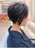 本八幡×大人ショート×千葉美容院×黒髪