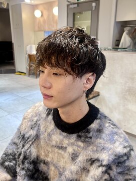 キャンバス バイ ネオリーブ 横浜西口(Canvas by neo.) マッシュ シャドウパーマ フェザーパーマ 横浜