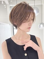 ロンドエニカ 大宮(Lond enika)&nbsp;ミニウルフレイヤーカット顔周り前髪韓国ショートボブ/大宮