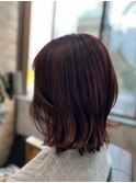ハイライトカラー/くびれヘア/レイヤーパーマ[千葉駅]