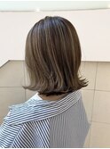 白髪ぼかしハイライト