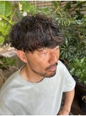 【hair salon W】メンズスパイラルパーマ