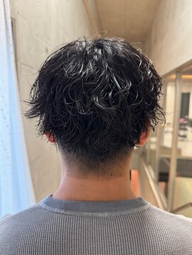 ルノン(LUNON) ハイライトカラーくびれヘアアプリコットオレンジ