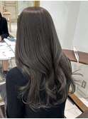 グレージュ アッシュグレー 透明感カラー