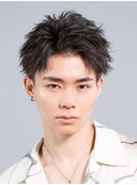 王道アップバングショート