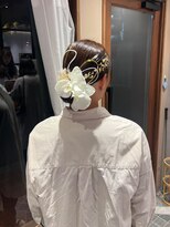 ニコ(NICO)&nbsp;暗めカラー成人式アレンジ1108