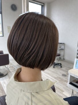 丸みのあるボブ！