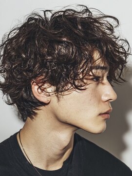 レクラ 渋谷(Leclat) シャドウパーマ×マッシュ