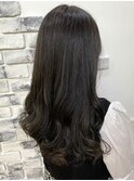 大人ガーリー/ダークアッシュ/似合わせカット/ミディアムレイヤ