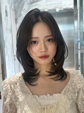 ロンド ルージュ 銀座店(Lond rouge) オリーブグレー/グランマッシュ/ココアベージュ/レイヤーカット