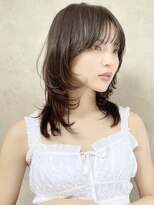 メゾンドイギー(MAISON de IGGY)&nbsp;ウルフミディアムレイヤーカット似合わせカット前髪イメチェン