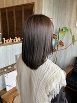 ヘアードレスビュー(hair dress V.I.E.W)&nbsp;セミロング×ミルクティーブラウン