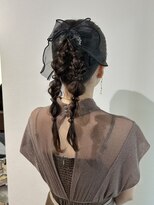 ゼスト 中野店(ZEST)&nbsp;【ZEST中野/Hikaru】お呼ばれヘア/編みおろしアレンジ