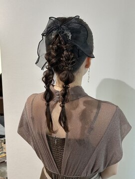 ゼスト 中野店(ZEST) 【ZEST中野/Hikaru】お呼ばれヘア/編みおろしアレンジ