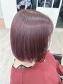 アグ ヘアー クラルス 布施駅前店(Agu hair clarus)&nbsp;フェミニンピンク、ハッシュボブ