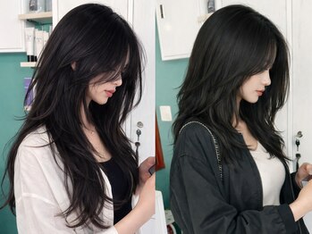 モルト 麻生(molt)の写真/"Cカールパーマ"で叶える韓国風ハイレイヤースタイル＊ふんわり抜け感のある華やかな韓国美人シルエットに*