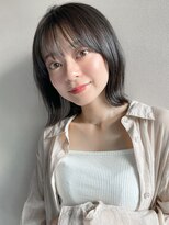 リヤン 表参道(lyann)&nbsp;イメチェン前髪ピンクベージュ外ハネボブa