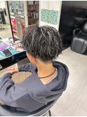 メンズカット メンズパーマ メッシュ ハイライト