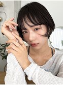 大人可愛い20代30代40代50代小顔ショートボブナチュラルショート